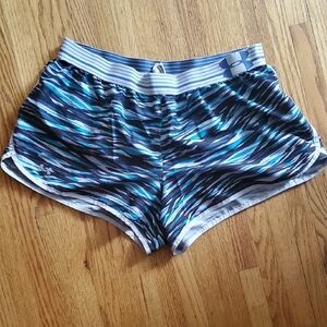 Under Armour Blue Patterned Shorts